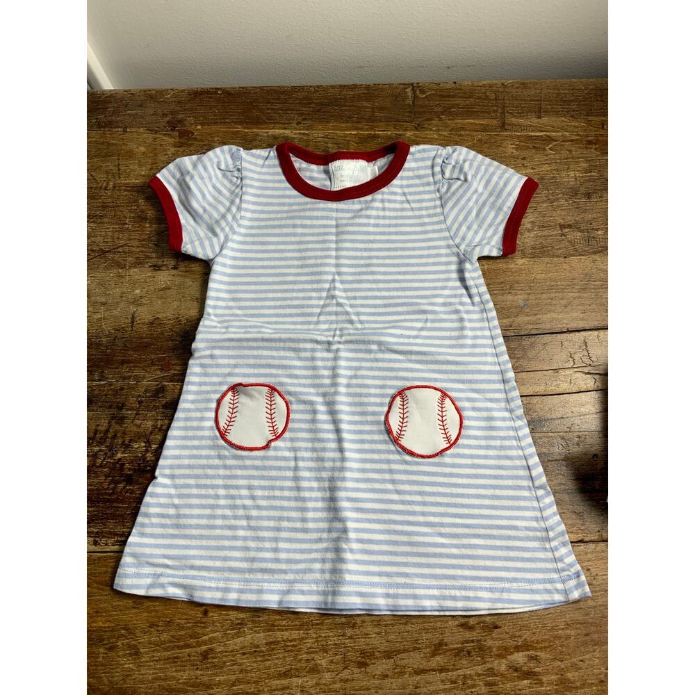 Little English Baseball Dress Baby girl's size 24mo